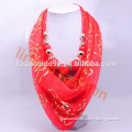 beads print infinity scarves wholesale bandana,headwear,neckwear,neckwarmer,Stole, Ruana